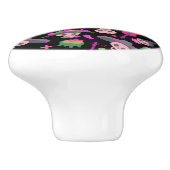 Fiesta De Los Muertos Keramikknauf (Seitenansicht)