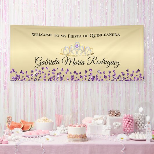 Fiesta de Quinceañera Banner (Party)