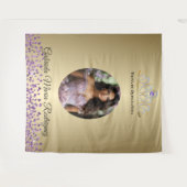 Fiesta de Quinceañera Wandteppich (Vorderseite (Horizontal))