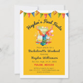 Fiesta Destination Mexico Bachelorette Einladung (Vorderseite)