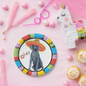 Fiesta-Deutsche Dogge Pappteller (Party)