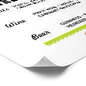 Fiesta Die Verlobung für das Bar-Party-Ereignis Poster (Ecke)