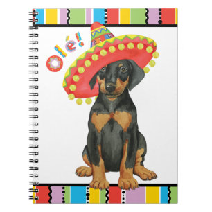 Fiesta Doberman Pinscher Notebook Notizblock