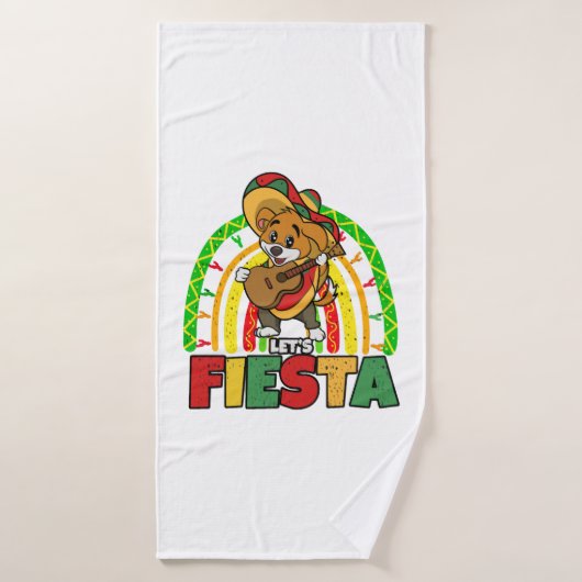 Fiesta Dog lasse Badehandtuch (Badehandtuch)