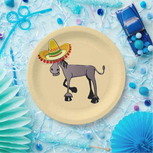 Fiesta Donkey Pappteller (Party)