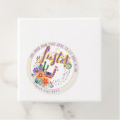 FIESTA Drama Llama Folkart Blume Custom Geschenkanhänger (Beispiel)