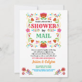 Fiesta Dusche mit der Post Ferndusche Einladung (Vorderseite)