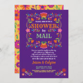 Fiesta-Dusche mit Post-Ferndusche Einladung (Vorne/Hinten)