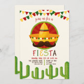 Fiesta Einladung (Vorne/Hinten)