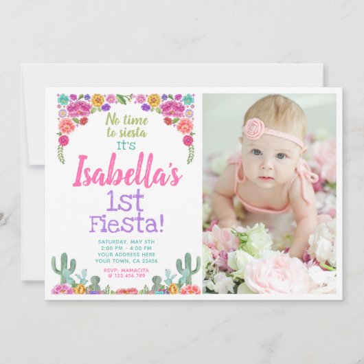 Fiesta Einladung (Vorderseite)