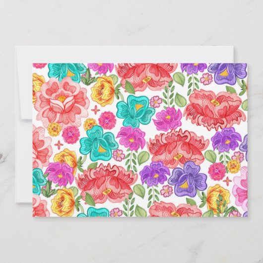 Fiesta Einladung (Rückseite)