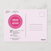 "Fiesta" - Einladung der Partei für Flächenbeförde Postkarte (Rückseite)