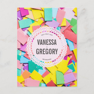 "Fiesta" - Einladung der Partei für Flächenbeförde Postkarte