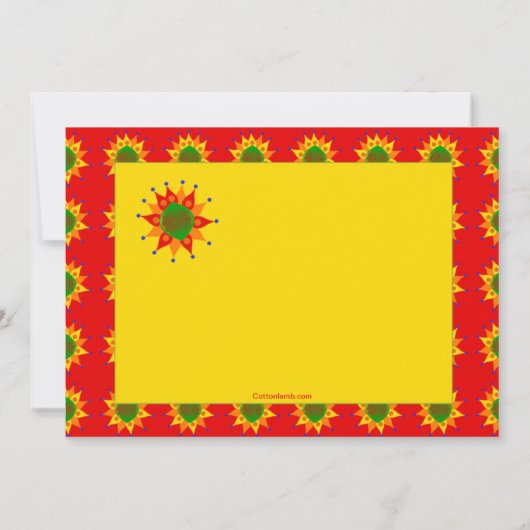 Fiesta-Einladung Einladung (Rückseite)