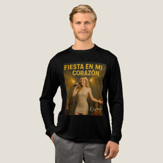 Fiesta en mi corazón - Langarmshirt Herren Tri-Blend Shirt