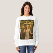 Fiesta en mi corazón - Sweatshirt Damen (Vorne ganz)