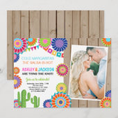 Fiesta Engagement Partei Einladung Mexikanische Ka (Vorne/Hinten)