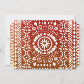 Fiesta Engagement Party Einladung Mexikanisches Pa (Rückseite)