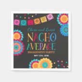 Fiesta Engagement Party Napkin Nacho durchschnittl Serviette (Vorderseite)