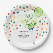 Fiesta Engagement Party Paper Napkins Pappteller (Vorderseite)