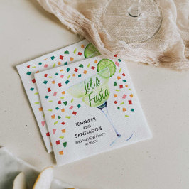 Fiesta Engagement Party Paper Napkins Serviette