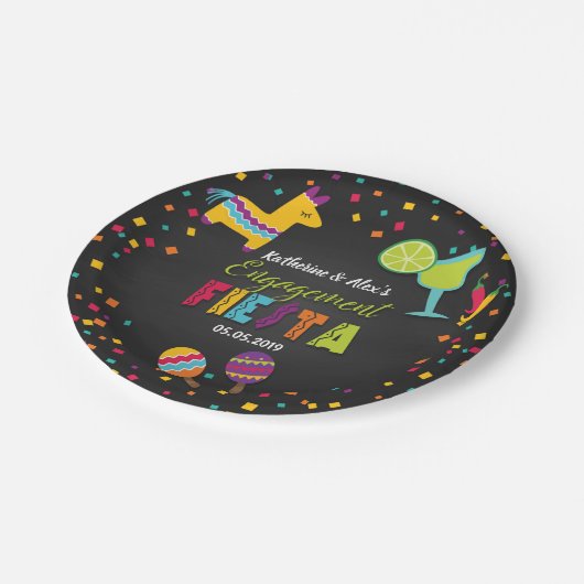 Fiesta Engagment PapierTeller (Schrägansicht)