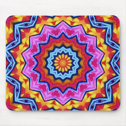 Fiesta-Entwurfs-Mandala Mousepad (Vorne)