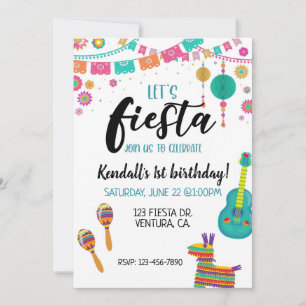 FIESTA, ERSTER GEBURTSTAG, LASST UNS FIESTA FEIERN