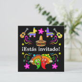 Fiesta - ¡Estás invitado! Einladung (Stehend Vorderseite)