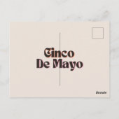 Fiesta Fantástica: Cinco de Mayo Celebration Postkarte (Rückseite)
