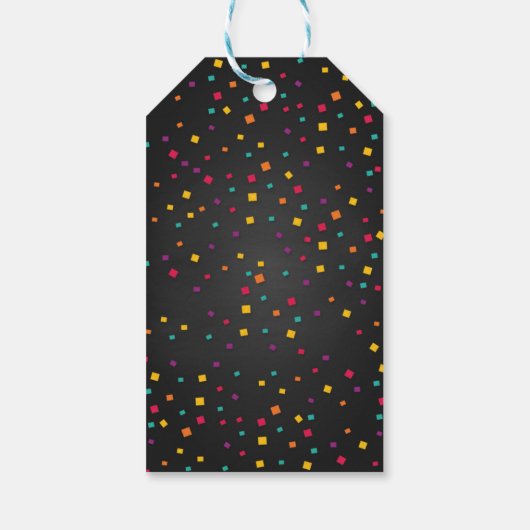 Fiesta Favor Tag Geschenkanhänger (Rückseite)