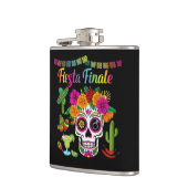 "Fiesta Finale" Farbenfrohe Zuckerhut Bachelorette Flachmann (Links)