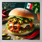 Fiesta Firecracker Burger Poster (Vorne)