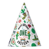 Fiesta First | 1. Geburtstag Party Partyhütchen (Vorderseite)