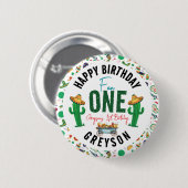 Fiesta First | 1. Geburtstagsfeier Button (Vorne & Hinten)