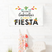 Fiesta First Birthday Banner (Insitu)