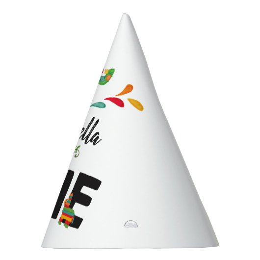 Fiesta First Birthday Party Hat Partyhütchen (Rechts)