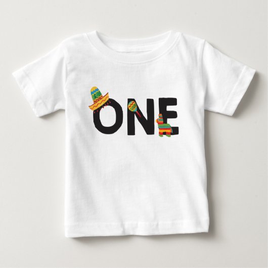 Fiesta First Birthday Shirt (Vorderseite)