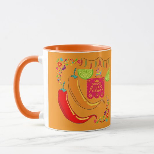 Fiesta Flame Spirit Orange Tasse (Links)