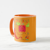 Fiesta Flame Spirit Orange Tasse (Vorderseite Links)