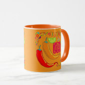 Fiesta Flame Spirit Orange Tasse (VorderseiteRechts)
