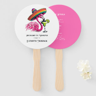 Fiesta Flamingo Junggesellinnen-Abschiedswochenend Fächer