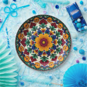 💀 🎉 Fiesta Floraframe Día de los Muertos Pappteller (Party)