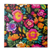 Fiesta Floral Extravaganza Fliese (Vorderseite)