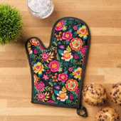 Fiesta Floral Extravaganza Ofenhandschuh (Oben unten)