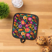 Fiesta Floral Extravaganza Topflappen (Oben Unten)