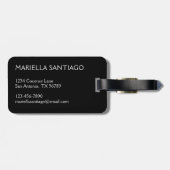 Fiesta Floral Gepäckanhänger (Rückseite horizontal)