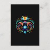 Fiesta Floral Wedding Details Begleitkarte (Rückseite)