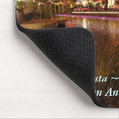 Fiesta ~ Fluss-Weg San Antonio Texas Mousepad (Ecke)