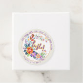 FIESTA Folkart Blume Custom Geschenkanhänger (Beispiel)